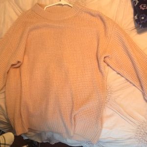 Baby pink American Eagle sweater NEVER WORN